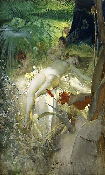 Anders Zorn The Love Nymph oil painting picture